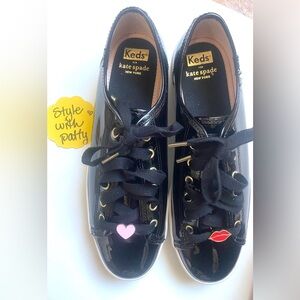 KEDS for Kate Spade New York Triple Decker Leather Sneakers. 8.5